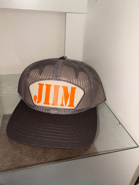 Grey Trucker Patch Hat