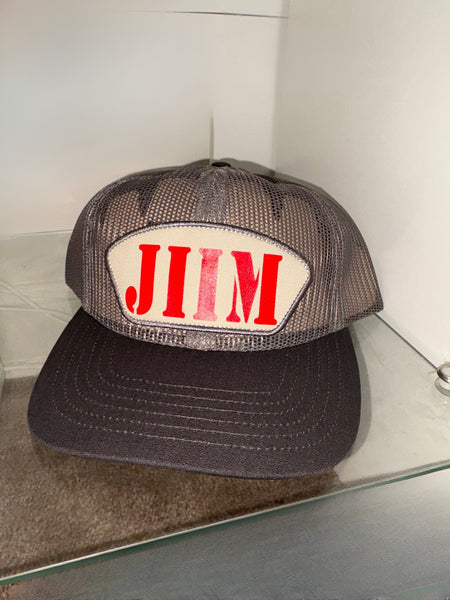 Grey Trucker Patch Hat
