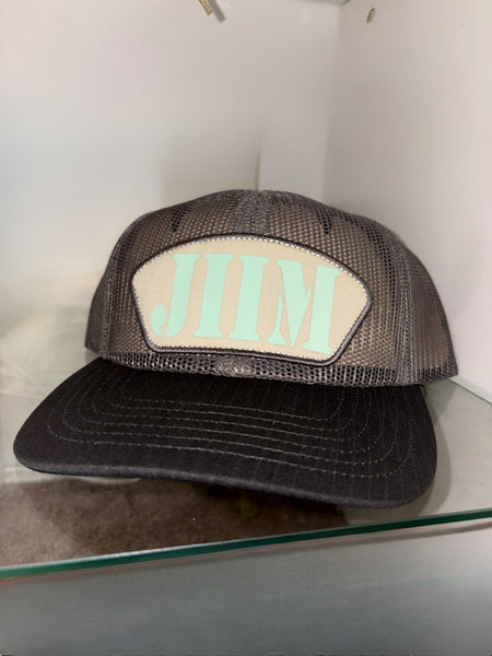 Grey Trucker Patch Hat